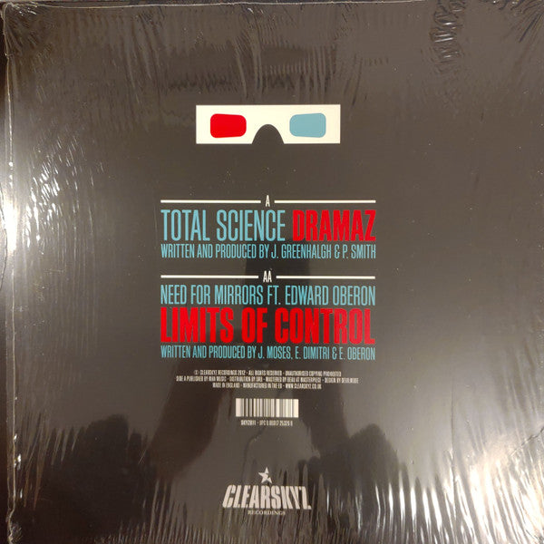 Total Science / Need For Mirrors Featuring Edward Oberon : Dramaz / Limits Of Control (12")