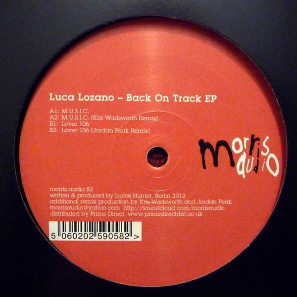 Luca Lozano : Back On Track EP (12", EP)