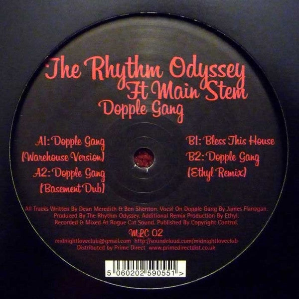 The Rhythm Odyssey Ft The Main Stem : Dopple Gang (12")