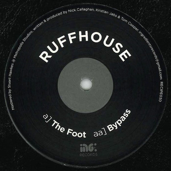 Ruffhouse (3) : The Foot / Bypass (12", Cle)