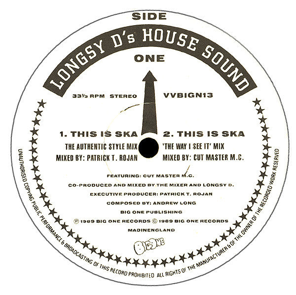 Longsy D : This Is Ska (The All Stars Remix) (12")