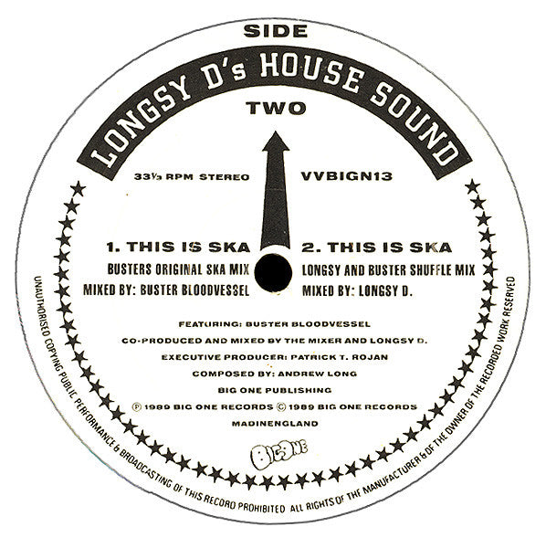 Longsy D : This Is Ska (The All Stars Remix) (12")