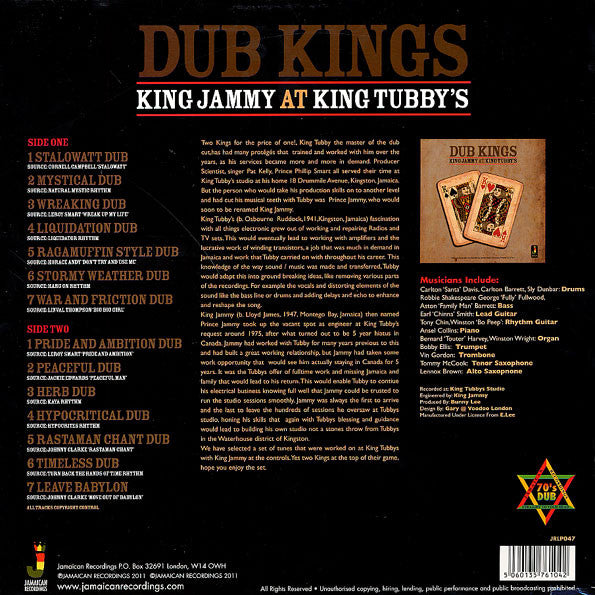 King Jammy : Dub Kings  (King Jammy At King Tubby's) (LP, Comp)