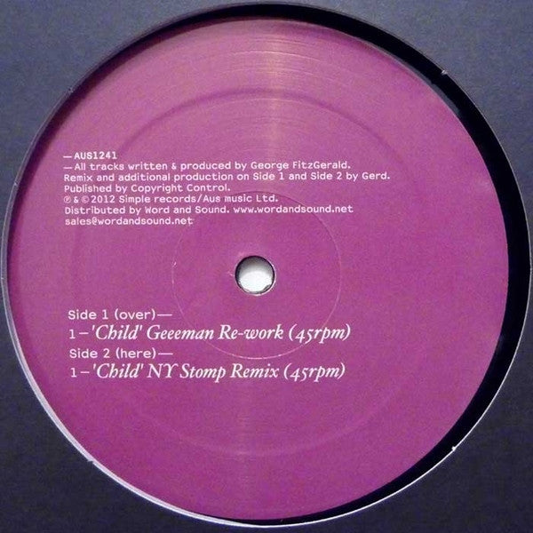George FitzGerald : Child Remixes EP (12", EP)