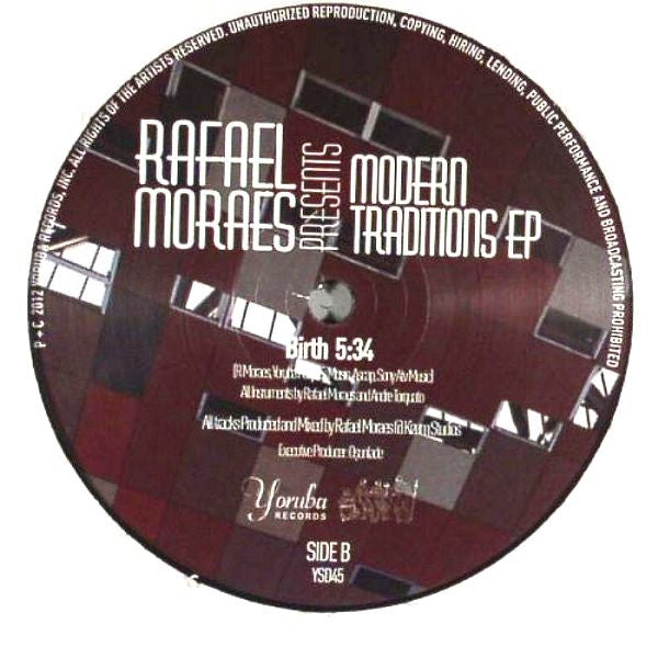 Rafael Moraes : Modern Traditions Ep (10", EP)