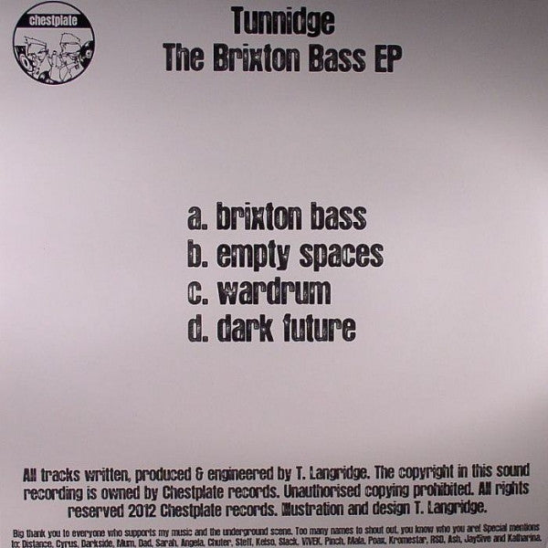 Tunnidge : The Brixton Bass EP (2x12", EP)