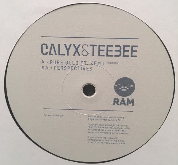 Calyx & TeeBee Feat. Kemo (3) : Pure Gold (12")