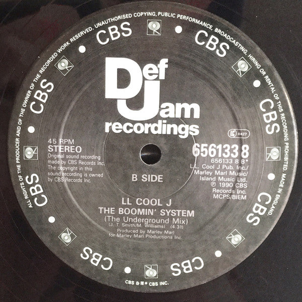 LL Cool J : The Boomin' System (12")