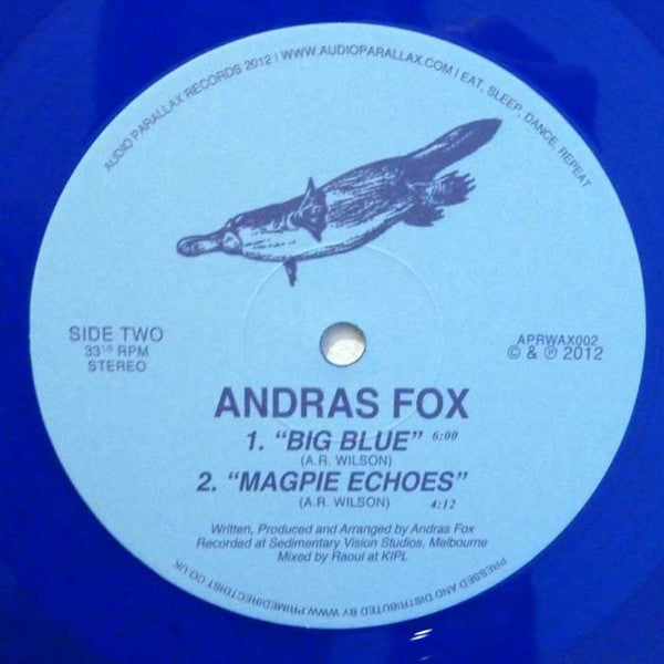 Andras Fox : Your Life (12", Blu)