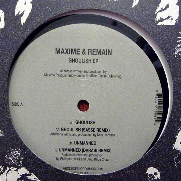Maxime Pasquier & Remain (2) : Ghoulish EP (12", EP)