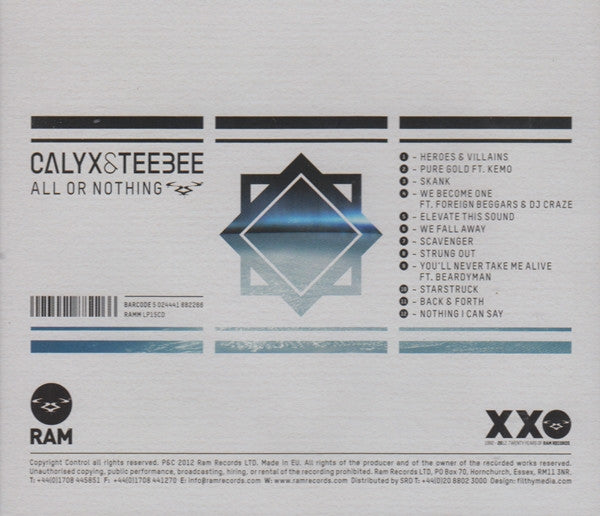 Calyx & TeeBee : All Or Nothing (CD, Album)