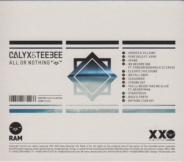 Calyx & TeeBee : All Or Nothing (CD, Album)