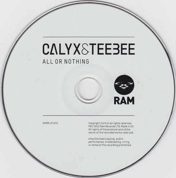 Calyx & TeeBee : All Or Nothing (CD, Album)