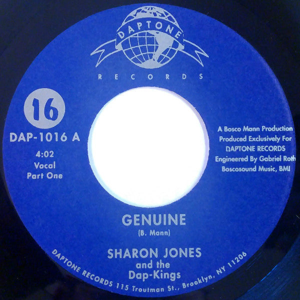 Sharon Jones & The Dap-Kings : Genuine (7", Single)