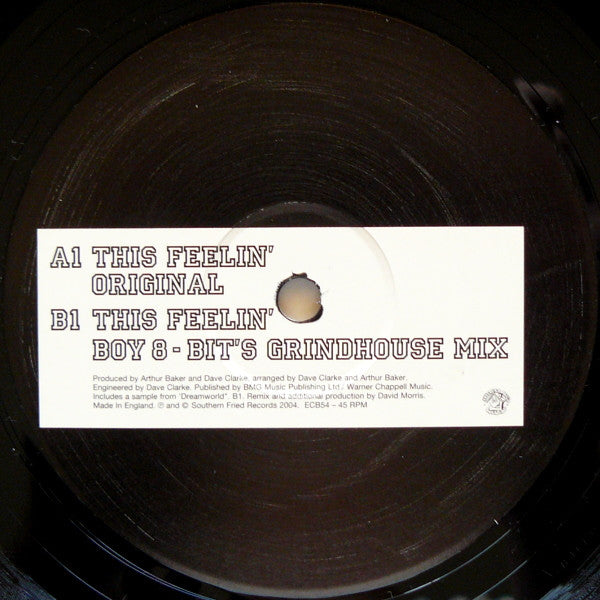 Arthur Baker, Dave Clarke Present AB/DC : This Feelin' (12")
