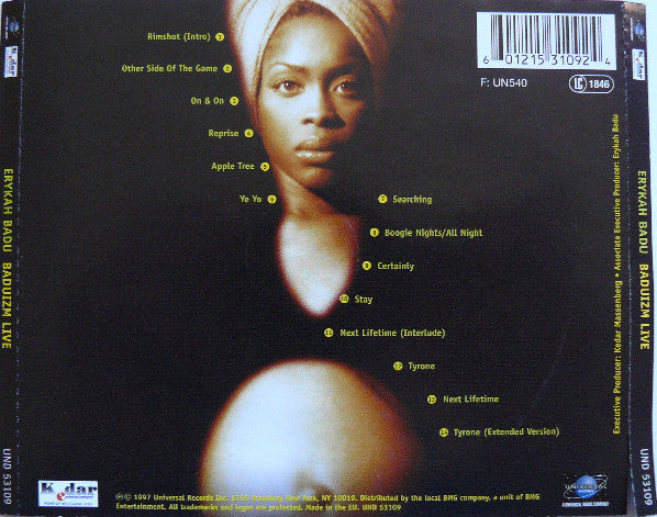 Erykah Badu : Live (CD, Album)