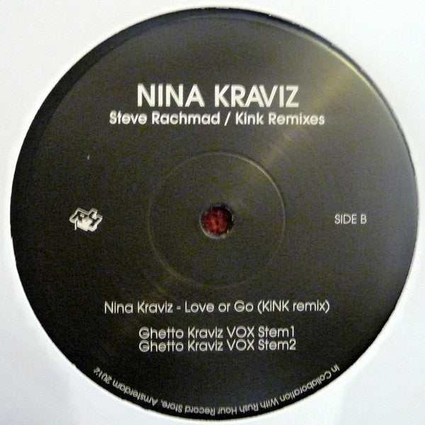 Nina Kraviz : Ghetto Kraviz / Love Or Go Remixes (12", Ltd)