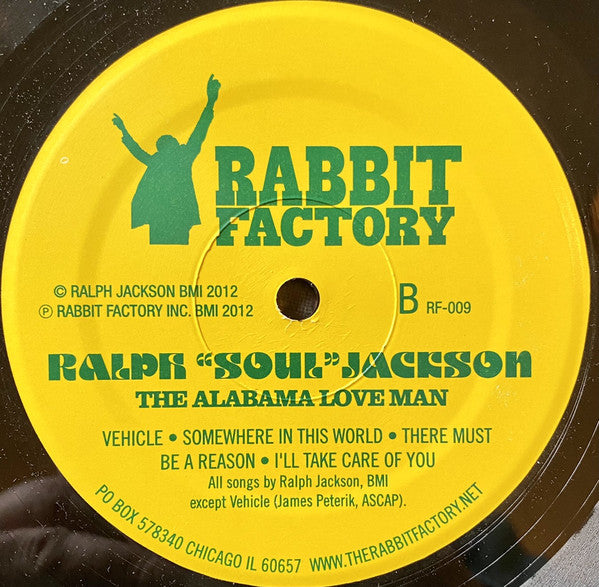 Ralph "Soul" Jackson : The Alabama Love Man (LP, Album)