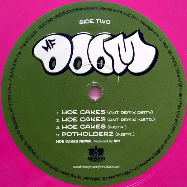 MF Doom : Hoe Cakes b/w Potholders (12", Ltd, Pin)