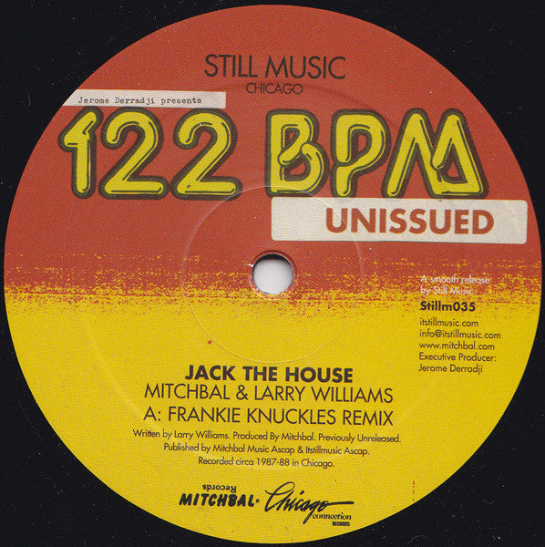 Mitchbal & Larry Williams (2) : Jack The House (12")