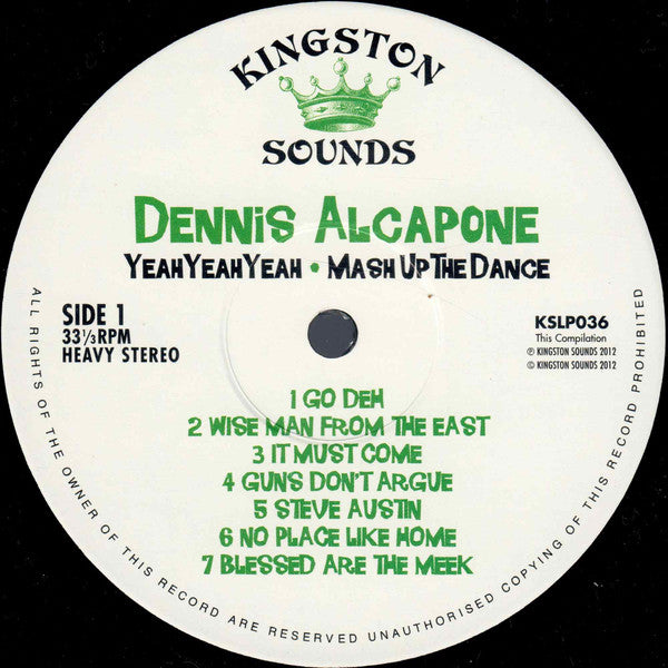 Dennis Alcapone : Yeah Yeah Yeah Mash Up The Dance (LP, Comp)