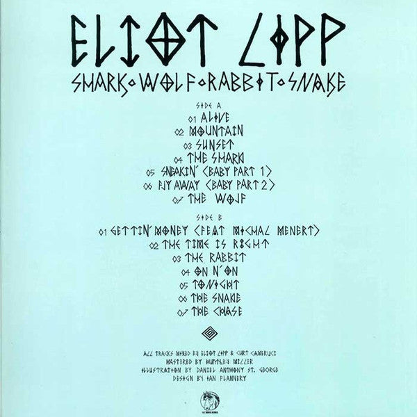 Eliot Lipp : Shark ◊ Wolf ◊ Rabbit ◊ Snake (LP)