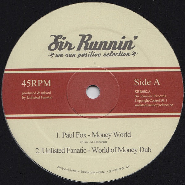Paul Fox (12) : Money World (12")
