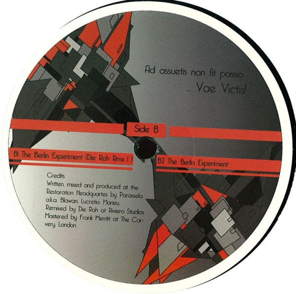 Parassela : Label Nightmares EP (12", EP)
