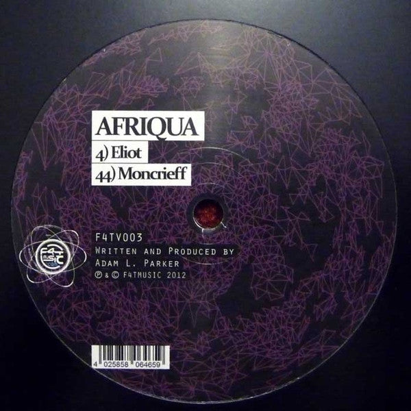 Afriqua : Eliot (12", Ltd)