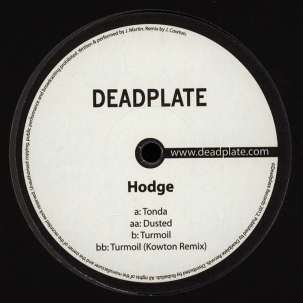 Hodge (3) : Dusted (12", EP)