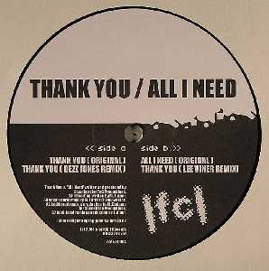 TnG : Thank You / All I Need (12")