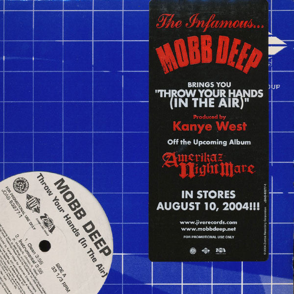 Mobb Deep : Throw Your Hands (In The Air) (12", Promo)