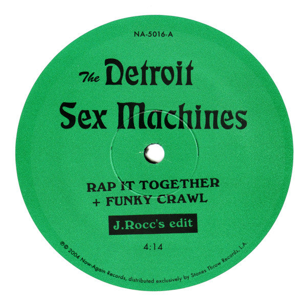 The Detroit Sex Machines : The Funky Crawl (12", Single)