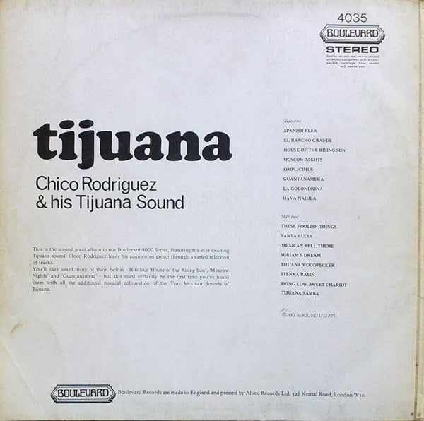 Chico Rodriguez & His Tijuana Sound : 16 More Tijuana Hits - Volume 2 (LP)