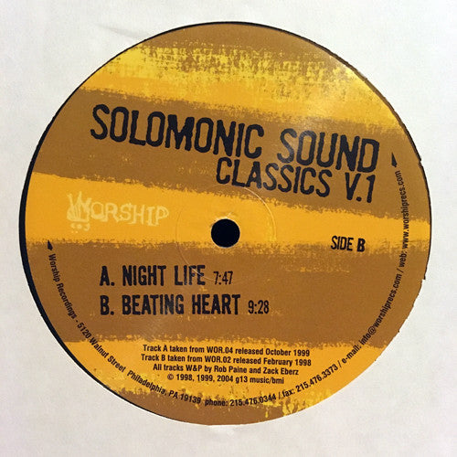 Solomonic Sound : Solomonic Sound Classics V.1 (12")