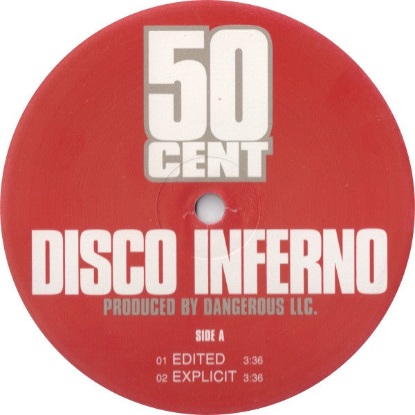 50 Cent : Disco Inferno (12", Single)