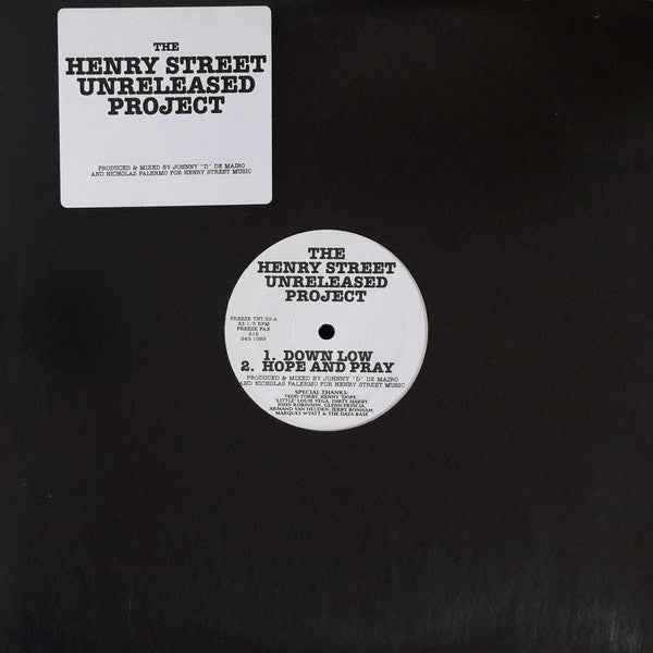 Johnny D & Nicky P : The Henry Street Unreleased Project (12")