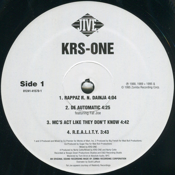 KRS-One : KRS ONE (2xLP, Album, RE)