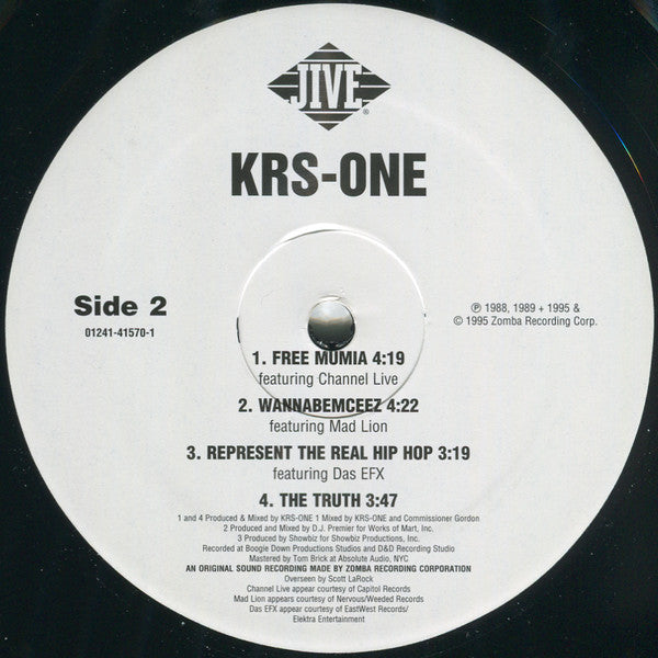 KRS-One : KRS ONE (2xLP, Album, RE)