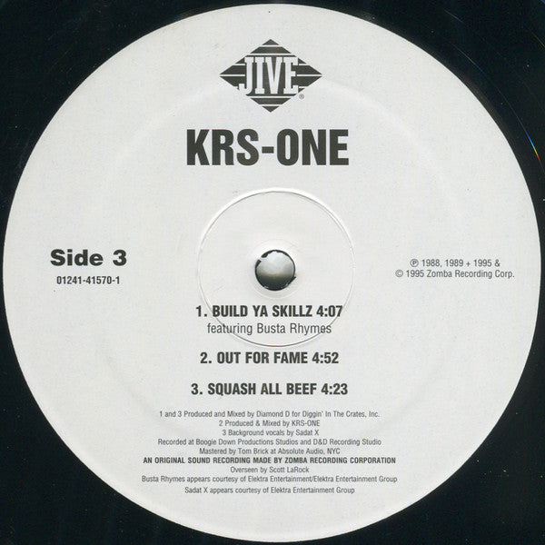 KRS-One : KRS ONE (2xLP, Album, RE)