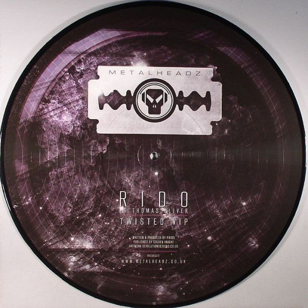 Rido Ft. Thomas Oliver (4) : Twisted (VIP) (12", S/Sided, Ltd, Pic)