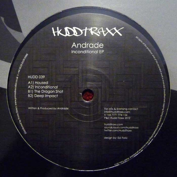 Andrade : Inconditional EP (12", EP)