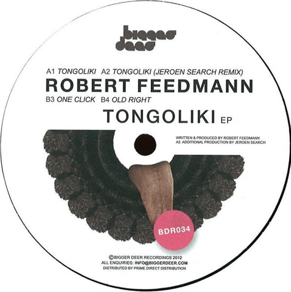 Robert Feedmann : Tongoliki EP (12", EP)