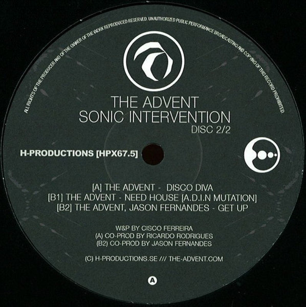 The Advent : Sonic Intervention (Disc 2/2) (12")