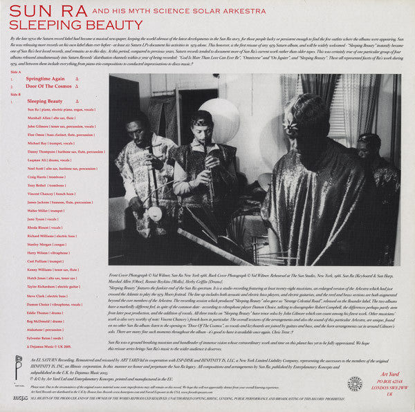 The Sun Ra Arkestra : Sleeping Beauty (LP, Album, RE, RM)