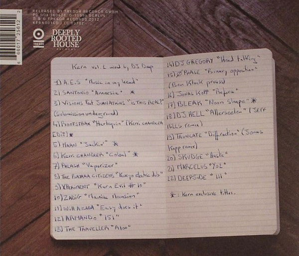 DJ Deep : Kern Vol. 01 (CD, Mixed)