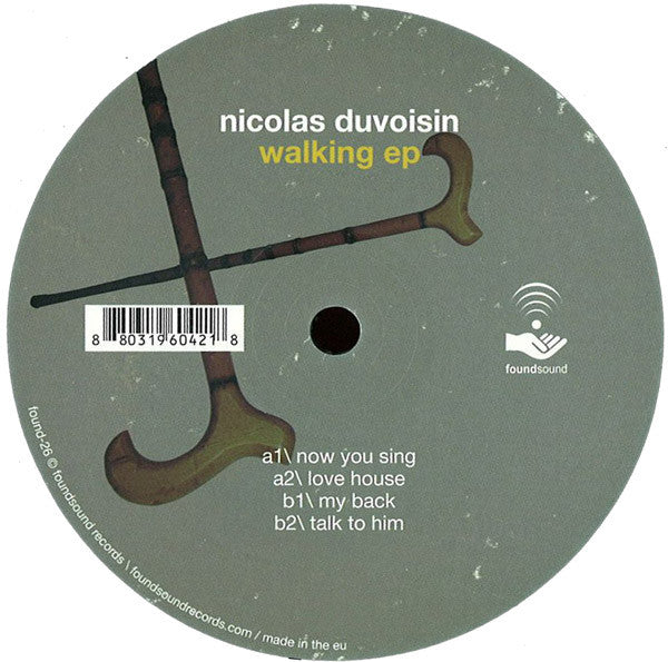 Nicolas Duvoisin : Walking EP (12", EP)