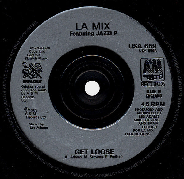 L.A. Mix Featuring Jazzi P : Get Loose (7", Single, Sil)