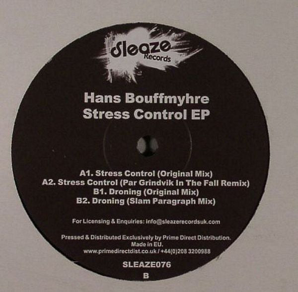 Hans Bouffmyhre : Stress Control EP (12", EP)