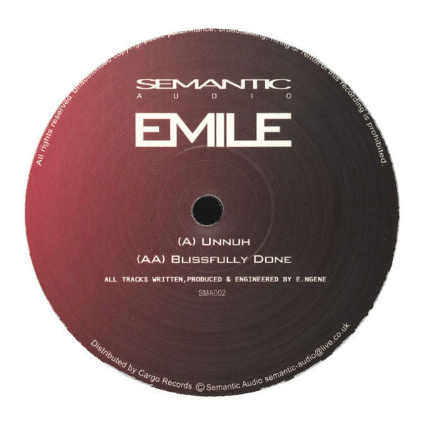 Emile (10) : Unnuh (12")